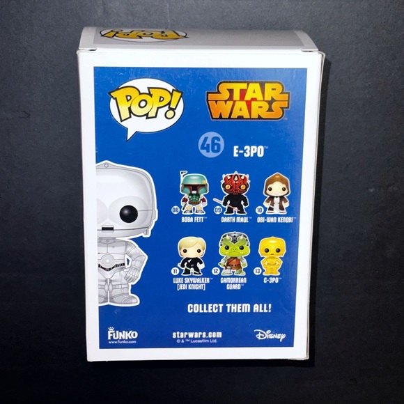E-3PO Star Wars droid Funko Pop Figure - RARE 2015 Galactic Convention exclusive - Picture 2 of 5